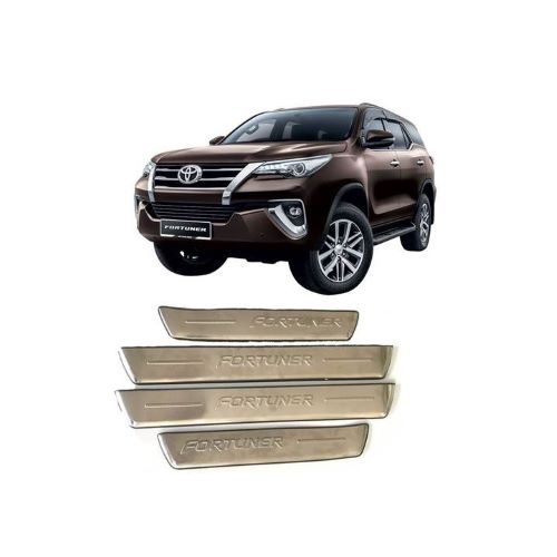 ỐP NẸP BƯỚC CHÂN NGOÀI INOX DÀNH CHO XE TOYOTA FORTUNER