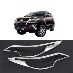 VIỀN ĐÈN TRƯỚC MẠ CROM XE TOYOTA FORTUNER 2017