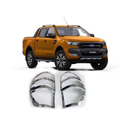 BỘ ỐP ĐÈN HẬU MẠ CROM XE FORD RANGER