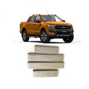 BỘ ỐP BẬC, NẸP BƯỚC CHÂN INOX DÀNH CHO XE FORD RANGER 2016-2019