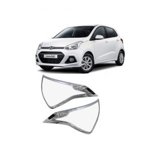 BỘ VIỀN ĐÈN TRƯỚC MẠ CROM DÀNH CHO XE HYUNDAI i10-2019