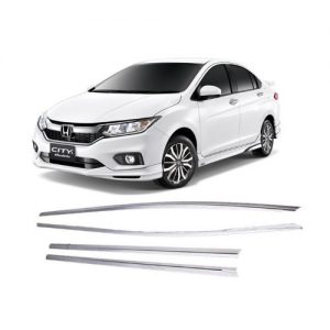 BỘ NẸP CHÂN KÍNH INOX DÀNH CHO XE HONDA CITY 2018-2019