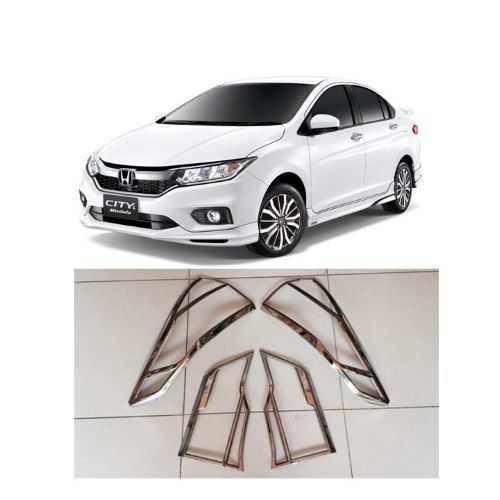 BỘ VIỀN ĐÈN SAU MẠ CROM DÀNH CHO XE HONDA CITY 2018-2019