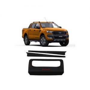 ỐP TAY MỞ CỐP MẪU ĐEN XE FORD RANGER 2016-2019