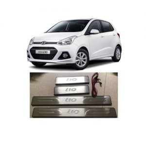 BẬC BƯỚC CHÂN NGOÀI INOX CÓ ĐÈN XE HYUNDAI i10-2019