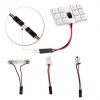 BÓNG ĐÈN LED TRẦN Ô TÔ T10 CÓ REMOTE ĐIỀU KHIỂN RGB 12 SMD 5050-16 MÀU