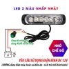 ĐÈN LED XE MÁY Ô TÔ HÃNG YOBIS CẢNH BÁO NHẤP NHÁY SIÊU MỎNG 6 LED (MÀU VÀNG)