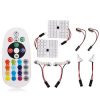 Bóng led trần ô tô T10 16 màu có Remote điều khiển. RGB. 36 SMD 5050