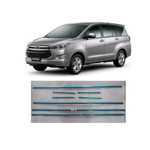 BỘ NẸP CHÂN KÍNH INOX DÀNH CHO XE TOYOTA 2016-2018