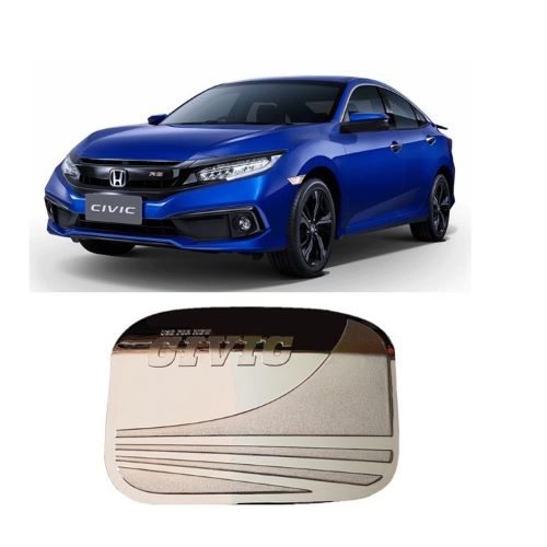 ỐP NẮP BÌNH XĂNG MẠ CROM XE HONDA CIVIC-2019