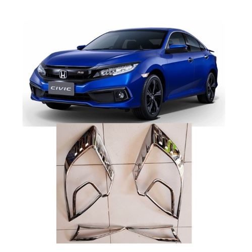 BỘ VIỀN ĐÈN SAU MẠ CROM DÀNH CHO XE HONDA CIVIC-2019