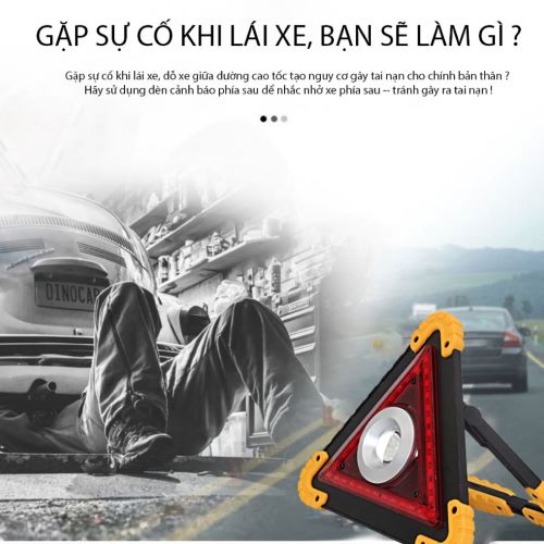 ĐÈN TAM GIÁC CẢNH BÁO SỰ CỐ LED USD 4 IN 1 -S-711