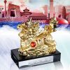 TƯỢNG KỲ LÂN PHONG THUỶ BẰNG HỢP KIM TRANG TRÍ TAPLO XE Ô TÔ