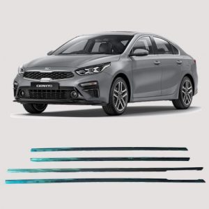 BỘ NẸP CHÂN KÍNH INOX DÀNH CHO XE KIA CERATO 2019