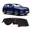 THẢM DA TAPLO XE HYUNDAI SANTAFE 2019 VÂN CACBON CAO CẤP