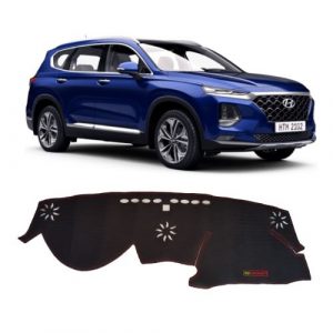 THẢM DA TAPLO XE HYUNDAI SANTAFE 2019 VÂN CACBON CAO CẤP