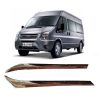 BỘ ỐP TRANG TRÍ VIỀN CHỮ A MẠ CROM XE FORD TRANSIT 2014-2018