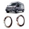 BỘ ỐP CHỤP NHAN CẠNH GƯƠNG MẠ CROM DÀNH CHO XE FORD TRANSIT 2014-2018