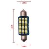 BÓNG LED TRẦN Ô TÔ , XE HƠI 3014-42MM 36 LED HÃNG YOBIS