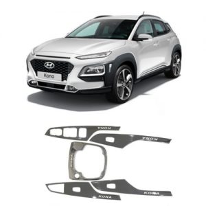 ỐP BẢO VỆ TRANG TRÍ NỘI THẤT TITAN DÀNH CHO XE HYUNDAI KONA 2019 CAO CẤP