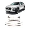 BỘ NẸP VIỀN CONG KÍNH INOX XE HYUNDAI KONA 2019