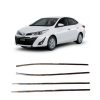 BỘ NẸP CHÂN KÍNH INOX DÀNH CHO XE TOYOTA VIOS 2019