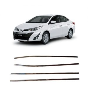 BỘ NẸP CHÂN KÍNH INOX DÀNH CHO XE TOYOTA VIOS 2019