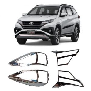 BỘ VIỀN ĐÈN SAU MẠ CROM DÀNH CHO XE TOYOTA RUSH 2018-2019