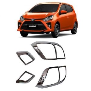 BỘ VIỀN ĐÈN SAU MẠ CROM DÀNH CHO XE TOYOTA WIGO 2018-2020