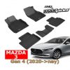 THẢM LÓT SÀN XE MAZDA 3 CHÍNH HÃNG 3D MAXPIDER KAGU 2020-2022