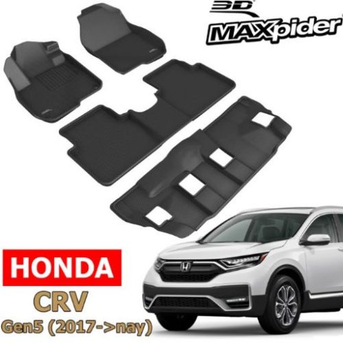 THẢM LÓT SÀN XE HONDA CRV CHÍNH HÃNG 3D MAXPIDER KAGU 2017-2022