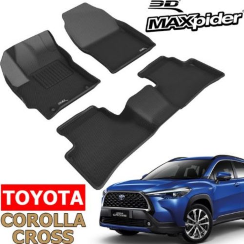 THẢM LÓT SÀN XE TOYOTA CROSS CHÍNH HÃNG 3D MAXPIDER KAGU