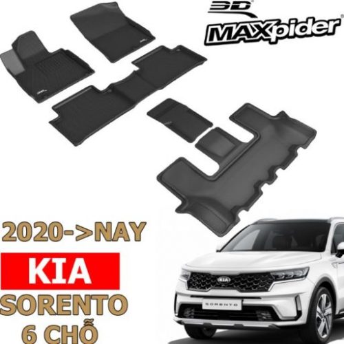 THẢM LÓT SÀN XE KIA SORENTO CHÍNH HÃNG 3D MAXPIDER KAGU