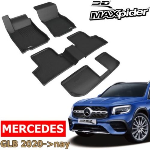 THẢM LÓT SÀN XE MERCEDES GLB 200 AMG CHÍNH HÃNG 3D MAXPIDER KAGU