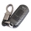 ỐP BỌC CHÌA KHÓA VÂN CARBON XE MAZDA 2 , 3 , 6, CX5 KÈM MÓC ĐEO