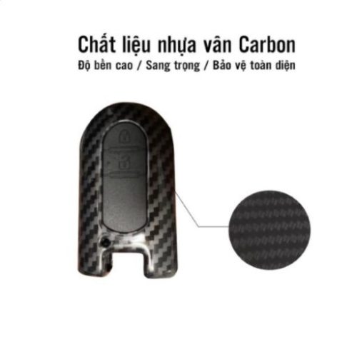 ỐP BỌC CHÌA KHÓA PHỦ VÂN CARBON XE TOYOTA RUSH KÈM MÓC KHÓA 